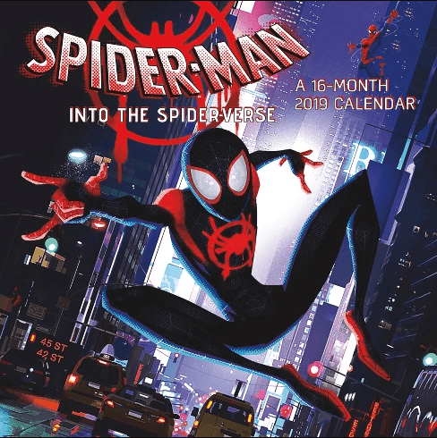 Spider-Man: Into the Spider-Verse 2019 Wall Calendar